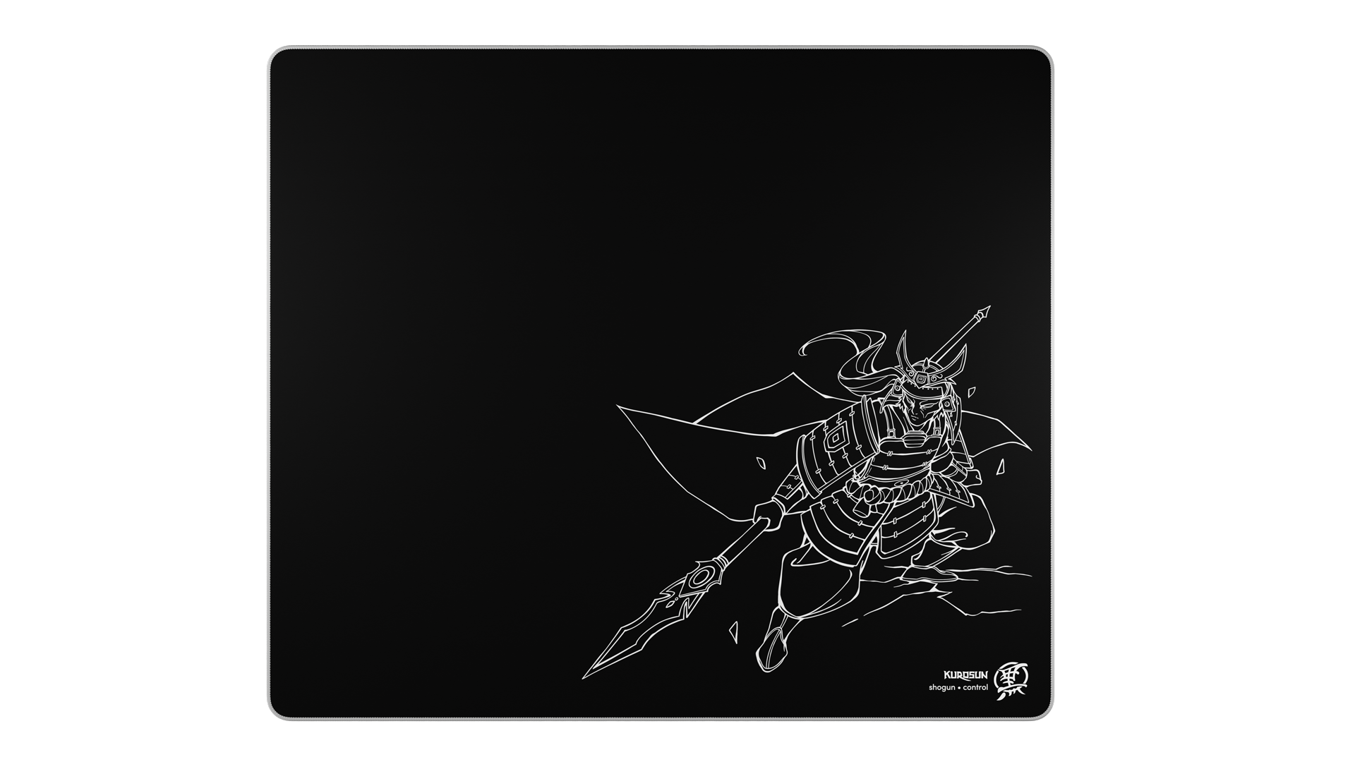Kurosun Shogun Gaming Mouse Pad - Large XXL Non-Slip Rubber Base - High Precision Control for PC, Laptop, Esports - Perfect for FPS, MOBA, and Office Work