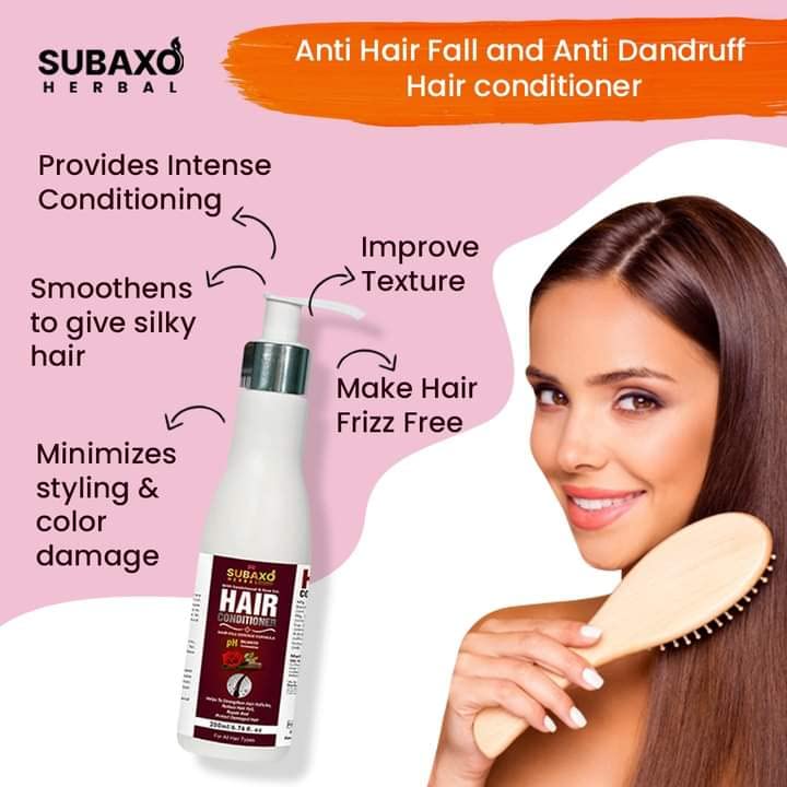 Subaxo Herbal Red Onion Shampoo & Conditioner Set (120ml Shampoo + 200ml Conditioner) - Reduce Hair Fall & Repair Damaged Hair - Natural Hair Care for Thicker, Healthier Locks - Perfect for Daily Use & Hair Growth Treatment