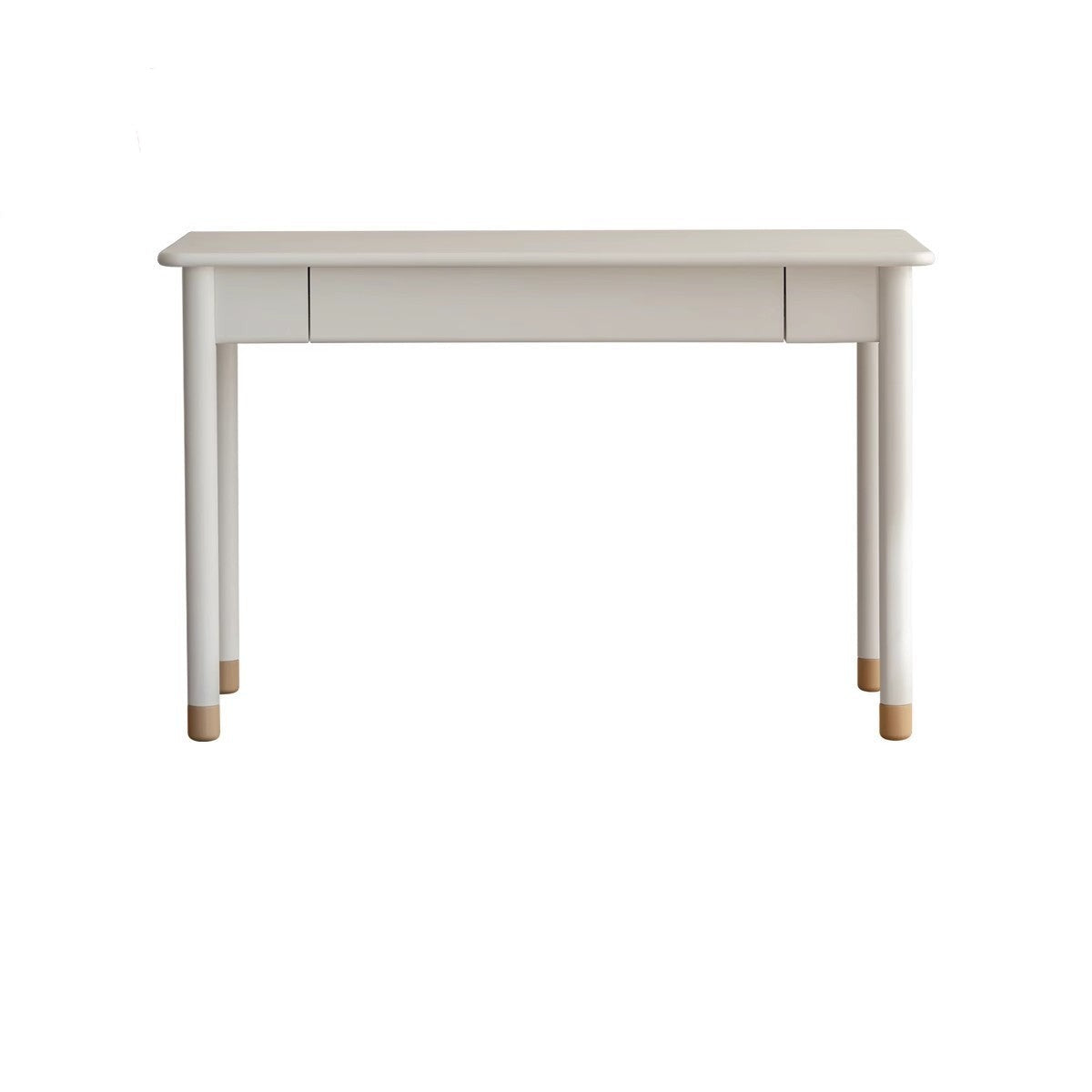 Solid Poplar Wood Kids Height-Adjustable Learning Desk with Cream Drawer - Perfect for Homeschooling, Online Classes & Study Room Organization