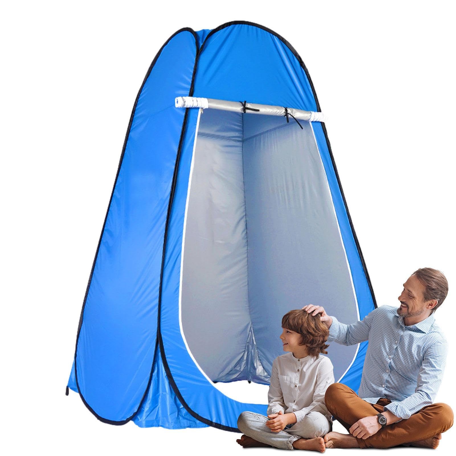 Portable Pop-Up Camping Toilet Tent - Foldable Privacy Changing Room for Hiking, Camping, Survival, Beach & Fishing | Outdoor Bathroom Shelter for Campers, RV Trips & Emergency Preparedness