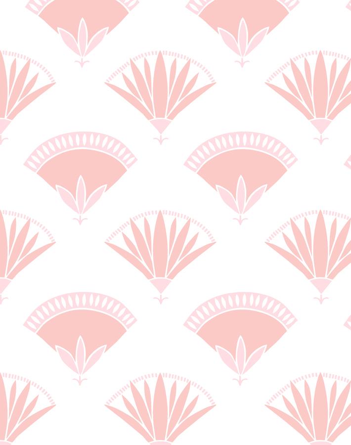 Lotus Papyrus Wallpaper by Tea Collection - Ballet Slipper Design | Elegant Floral Wall Decor for Living Room, Bedroom & Nursery