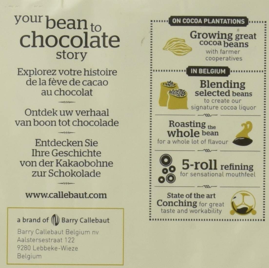 Premium Callebaut Belgian Milk Chocolate 5kg - High-Quality Baking Chocolate for Cakes, Cookies & Desserts - Perfect for Professional Chefs & Home Bakers