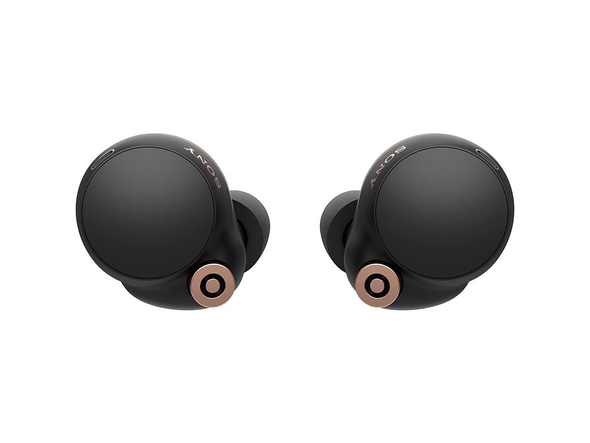 Sony WF-1000XM4 Wireless Earbuds with Industry-Leading Noise Cancellation, Alexa Built-in, Bluetooth Headphones - Black (Renewed) | Perfect for Travel, Workouts & Commuting