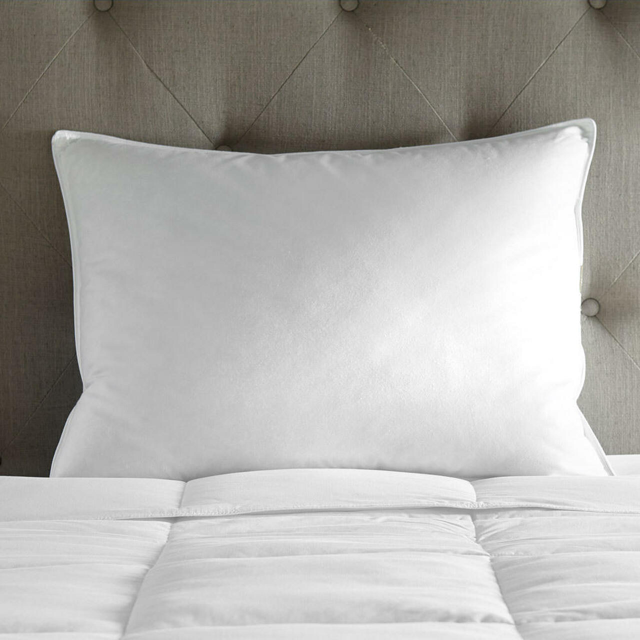 Premium Cloud Nine Comforts Hotel Pillow - 50% Feather & 50% Polyester Blend for Ultimate Softness & Support - Perfect for Home, Hotel, Travel & Guest Rooms