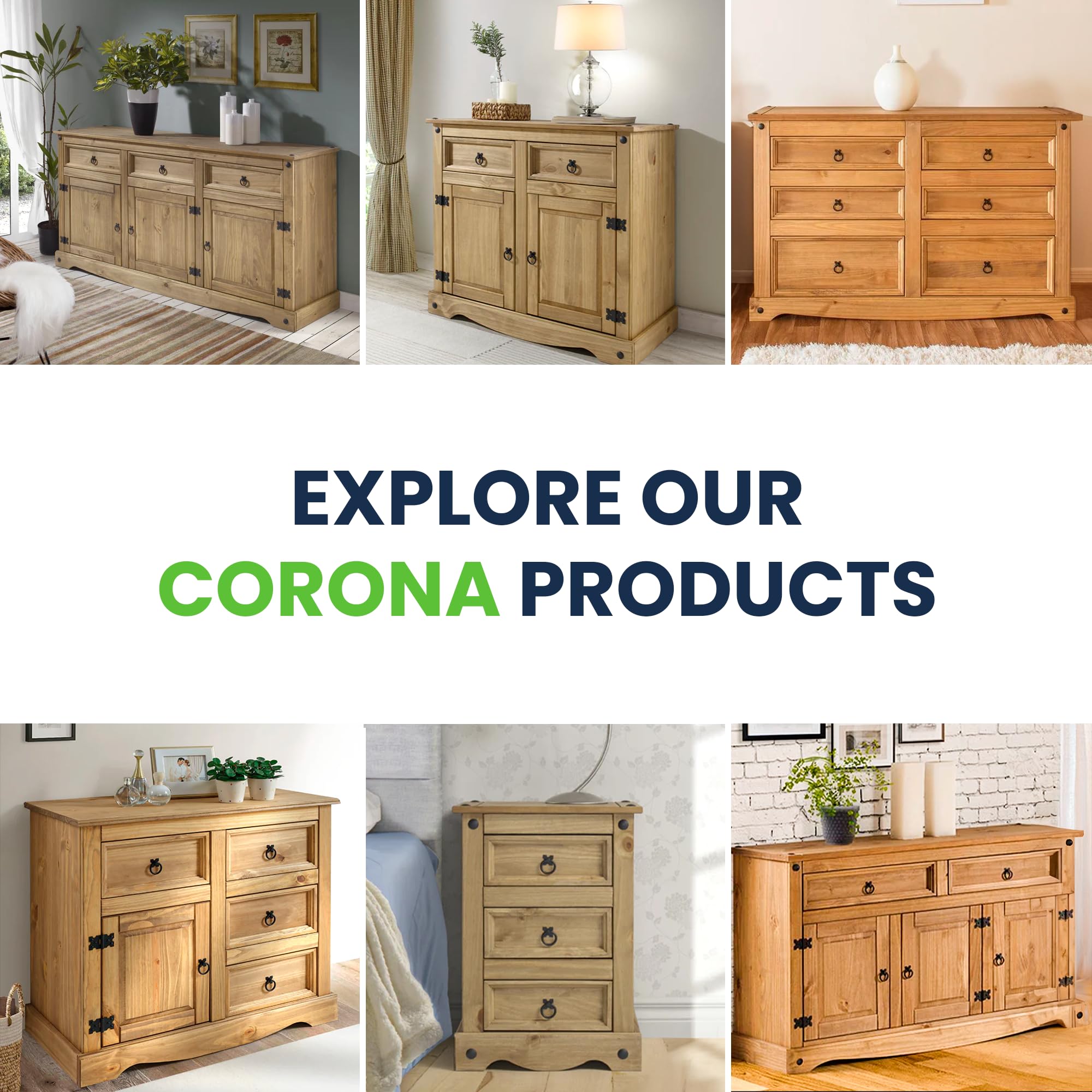 3-Drawer Wooden Floor Cabinet - Brown Storage Sideboard for Living Room, Bedroom, Office | Multi-Functional Nightstand, Sofa Side Table, Entryway Organizer | Perfect for Home, Kitchen & Hallway Storage Solutions