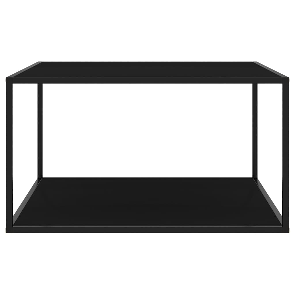 Modern Black Glass Coffee Table 35.4