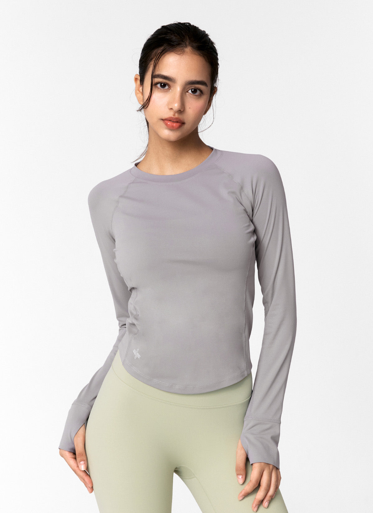 High Intensity Fingerhole Long Sleeve Workout Shirt - Gym, Yoga & Running Performance Top for Women & Men