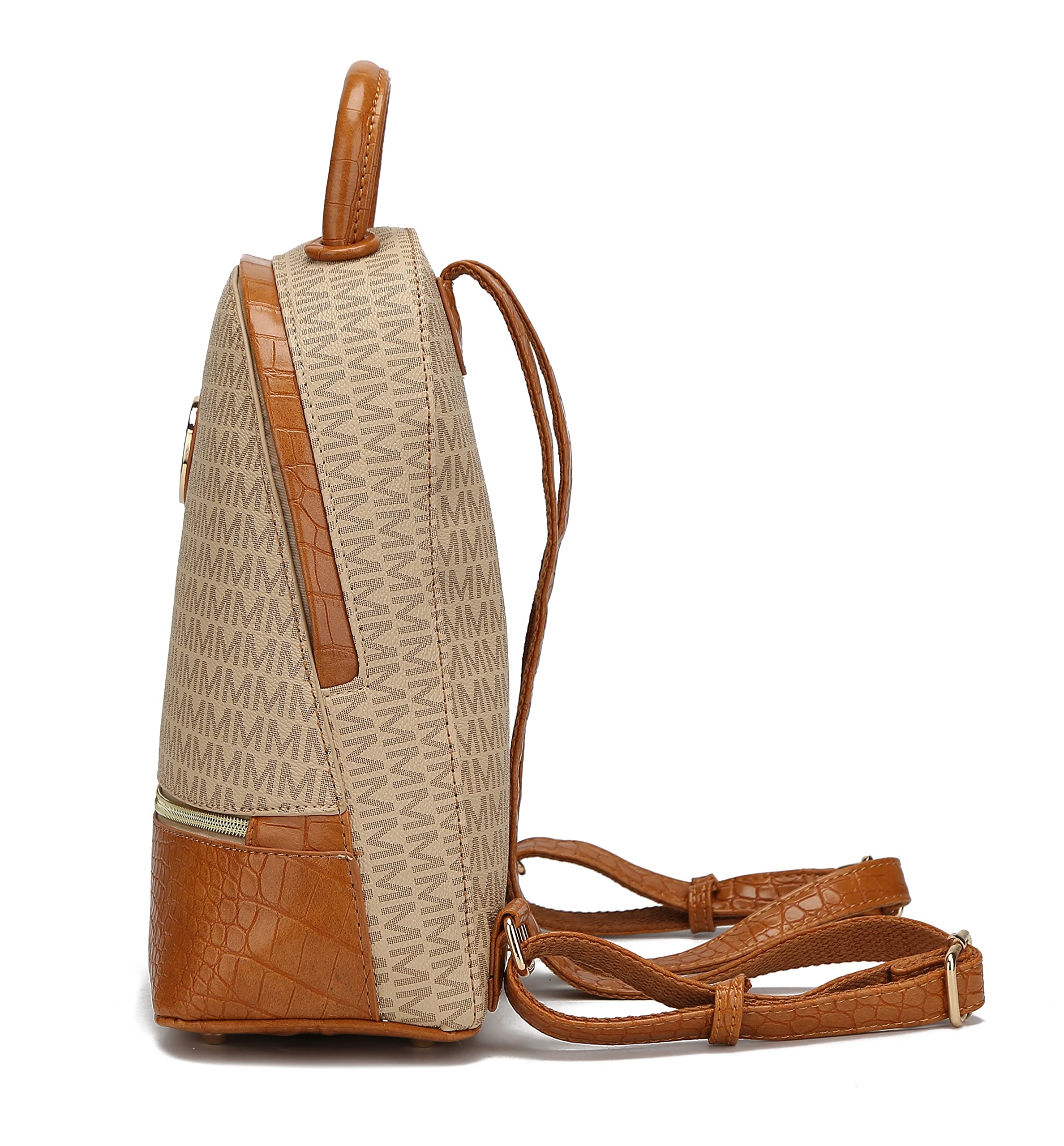 MKF Vegan Leather Backpack for Women - Stylish Travel & Work Bag
