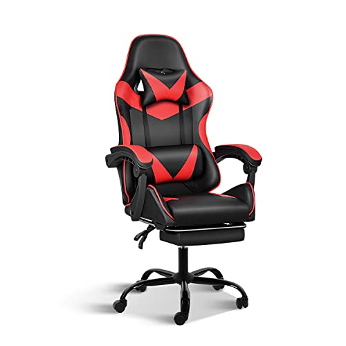 Red/Black With Footrest