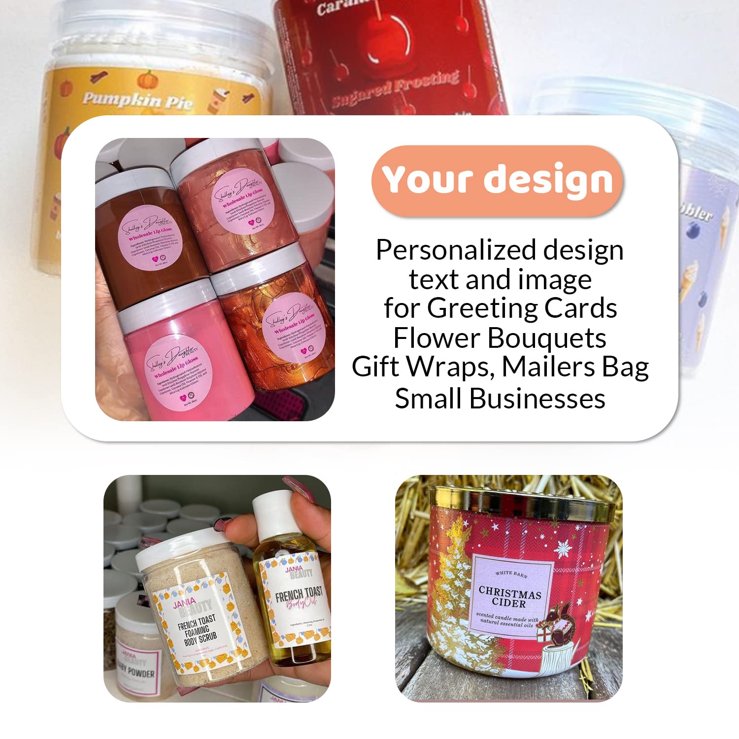 Custom Business & Event Labels - Personalized 1.5