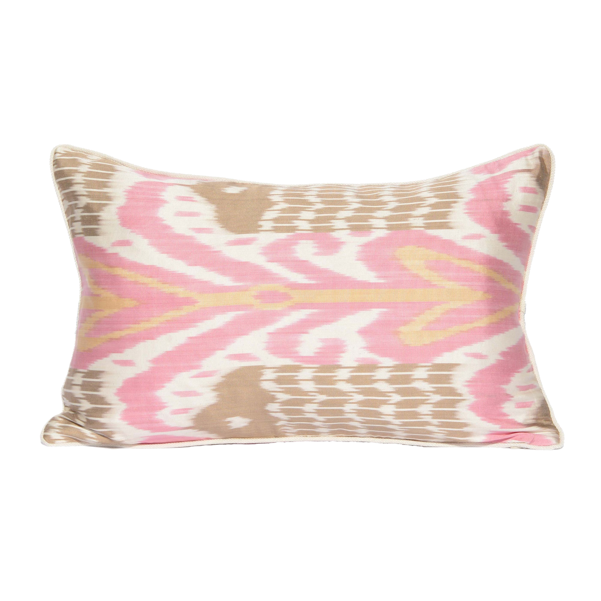 Azadeh Ikat Pillow Cover - Handmade Bohemian Decorative Throw Pillow Case 18x18 - Perfect for Living Room, Bedroom & Sofa Decor