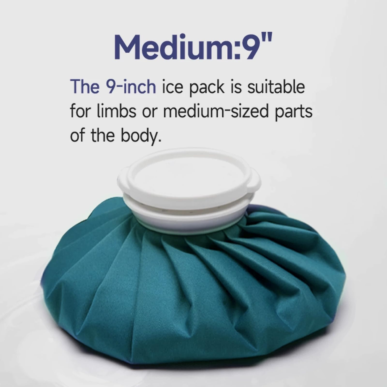 2 Pack Reusable Hot & Cold Therapy Ice Packs for Injuries - 9 Inch Sports Injury Ice Bag, Fast Relief for Back Pain, Headaches, Teeth Pain - Perfect for First Aid, Post-Workout Recovery & Home Healthcare