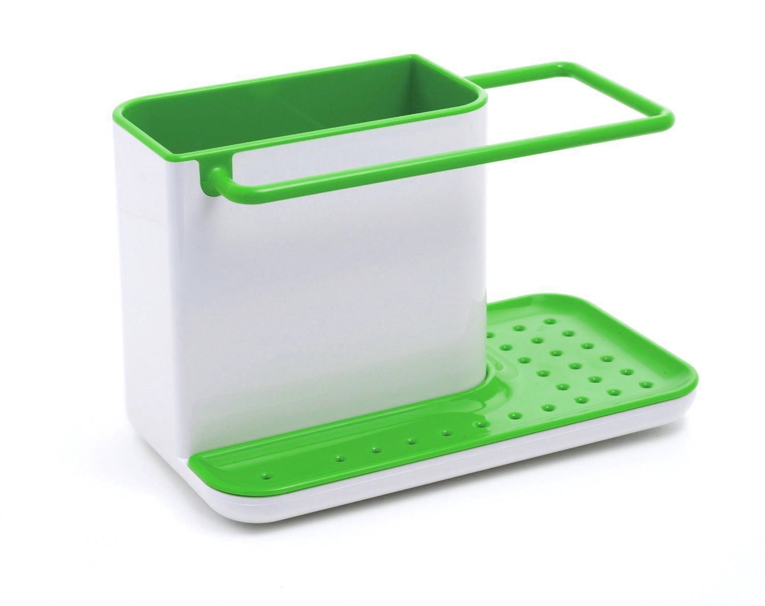 JAPP 3-in-1 Kitchen Sink Organizer Holder for Dish Soap, Sponge, Brush & Cleaning Supplies - Space Saving Under Sink Storage Solution for Kitchen, Bathroom & Laundry Room Organization