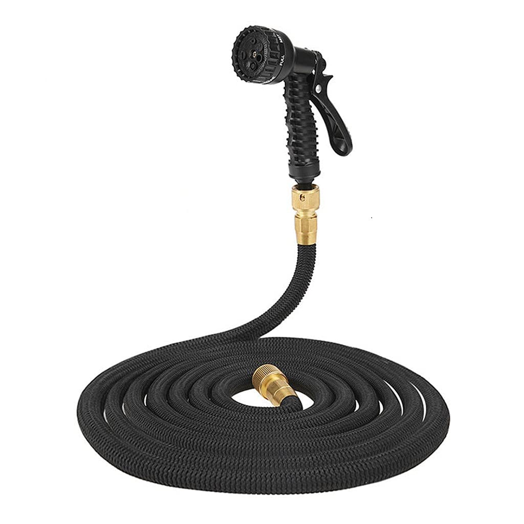 Expandable Magic Garden Hose 125ft - Flexible Water Hose with Spray Nozzle for Lawn, Yard & Plant Watering | Durable & Lightweight | Perfect for Outdoor Gardening, Car Washing & Pet Cleaning
