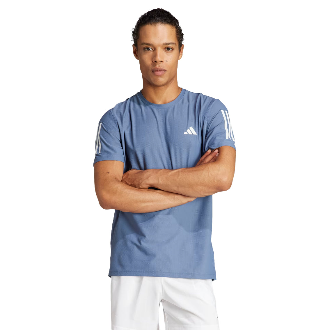 Men's Adidas Own The Run Tee - Lightweight Running Shirt for Training & Gym Workouts - Moisture-Wicking Performance Top for Jogging, Fitness & Active Lifestyle