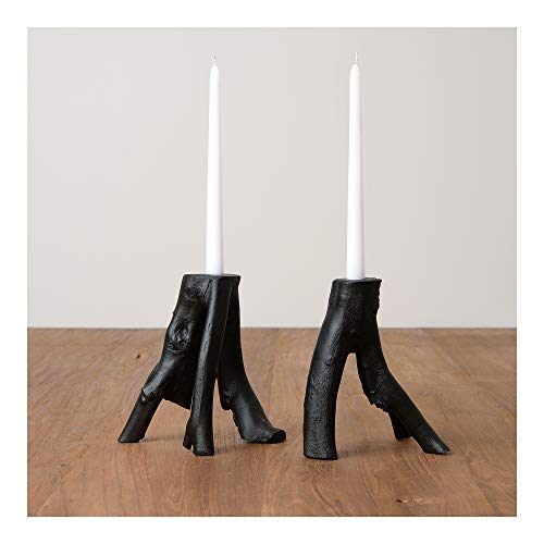 Candle Holders- Black