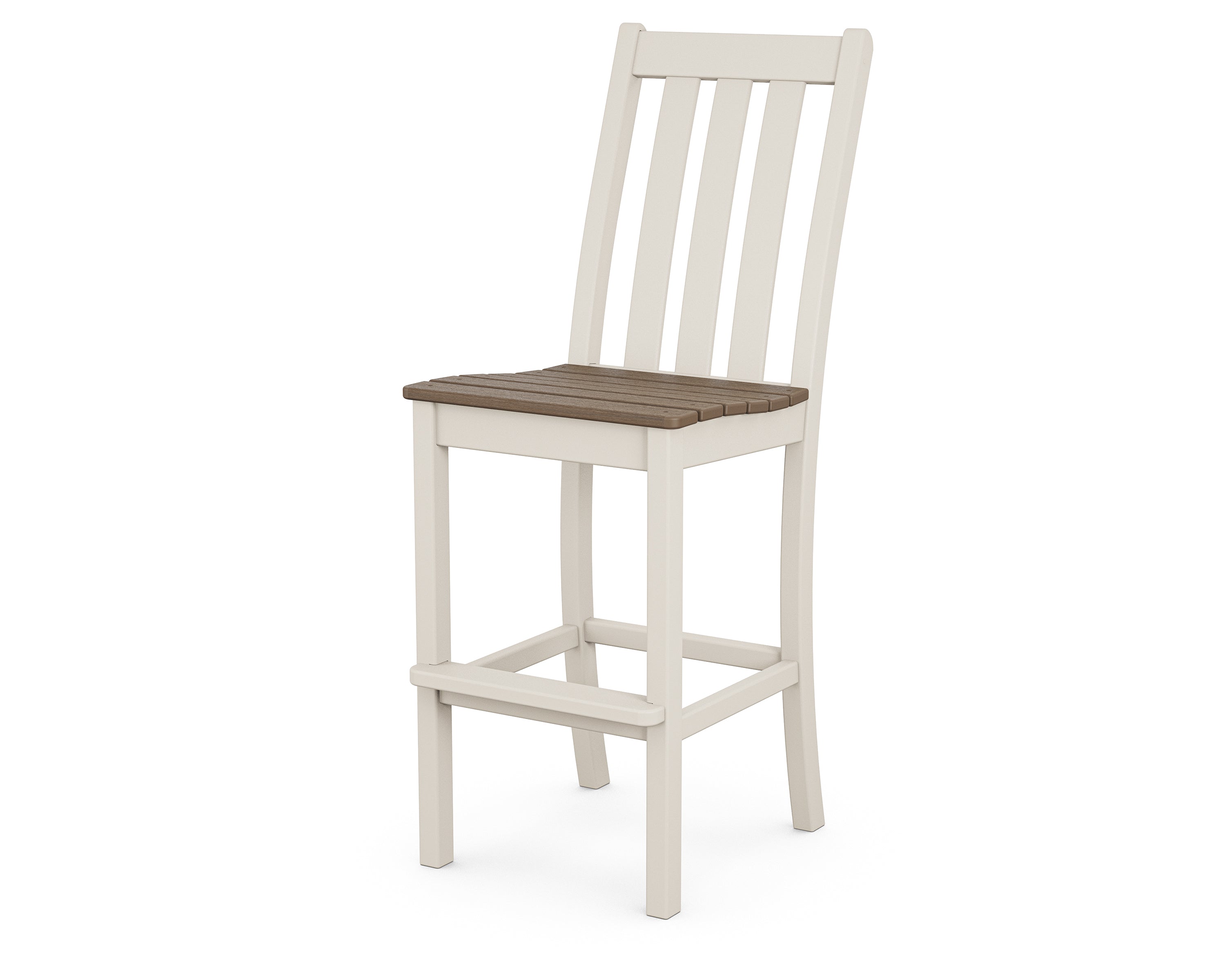 POLYWOOD Vineyard Bar Side Chair - Weather-Resistant Outdoor Dining Chair for Patio, Deck, or Poolside - Perfect for Entertaining Guests