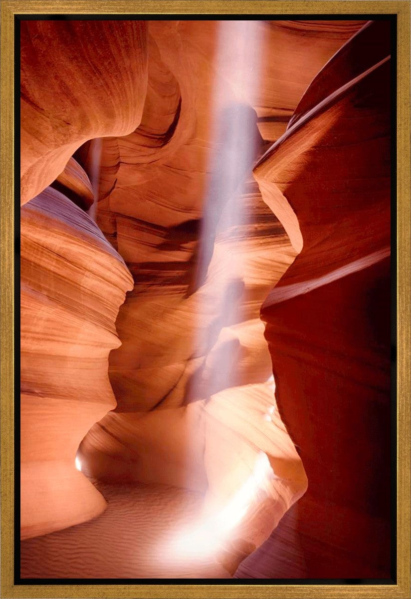 Antelope Canyon Light Gallery Wrap Canvas Print - Stunning Nature Wall Art for Living Room, Bedroom & Office Decor