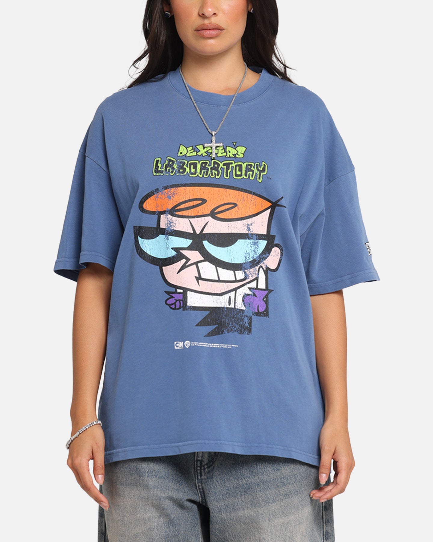 Vintage Dexter's Laboratory Cartoon Network T-Shirt - Cobalt Blue Grail Design | Retro 90s Cartoon Tee for Men & Women | Perfect for Cosplay, Comic Con & Casual Wear