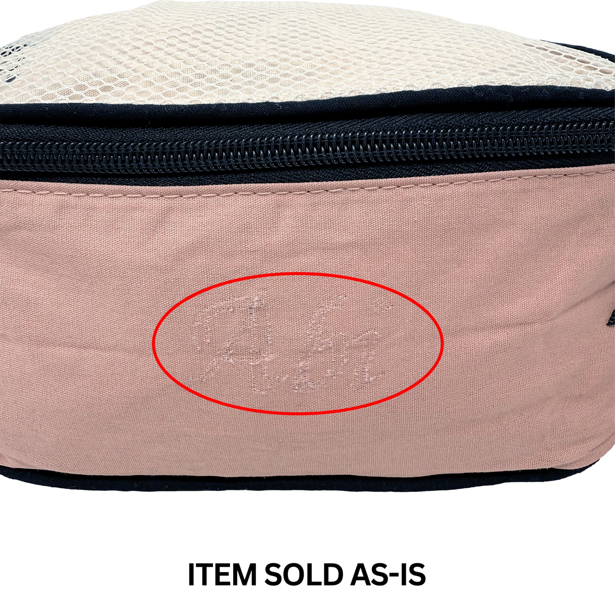 Premium Cotton Packing Cubes for Travel - Small Size, Pink/Blush - Organize Luggage & Suitcases for Business Trips & Vacations
