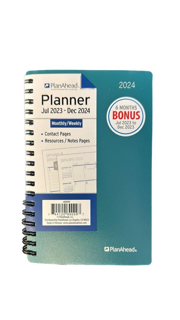2025-2026 Academic Planner - Weekly & Monthly Organizer with Flexible Cover, 18 Tabs, 21 Notes Pages | 6.3