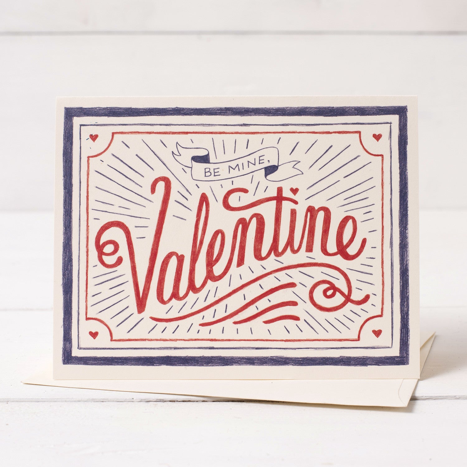 Be Mine Valentine's Day Card - Romantic Greeting Card for Couples, Wife, Husband - Perfect for Anniversaries, Proposals & Love Notes