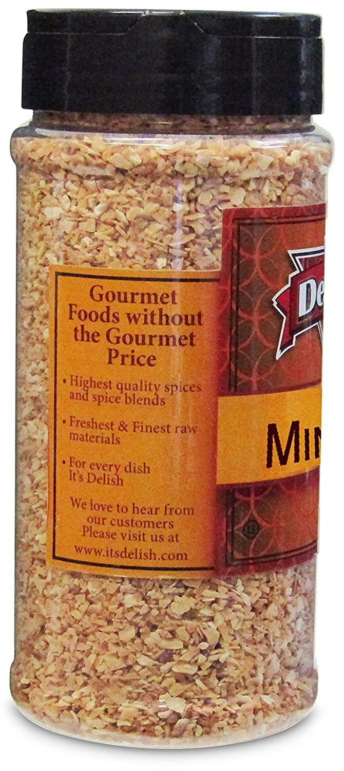 Organic Toasted Minced Garlic - Premium All-Natural Garlic Seasoning for Cooking, Baking & Grilling - Perfect for Pasta, Pizza, Bread & Meat Marinades