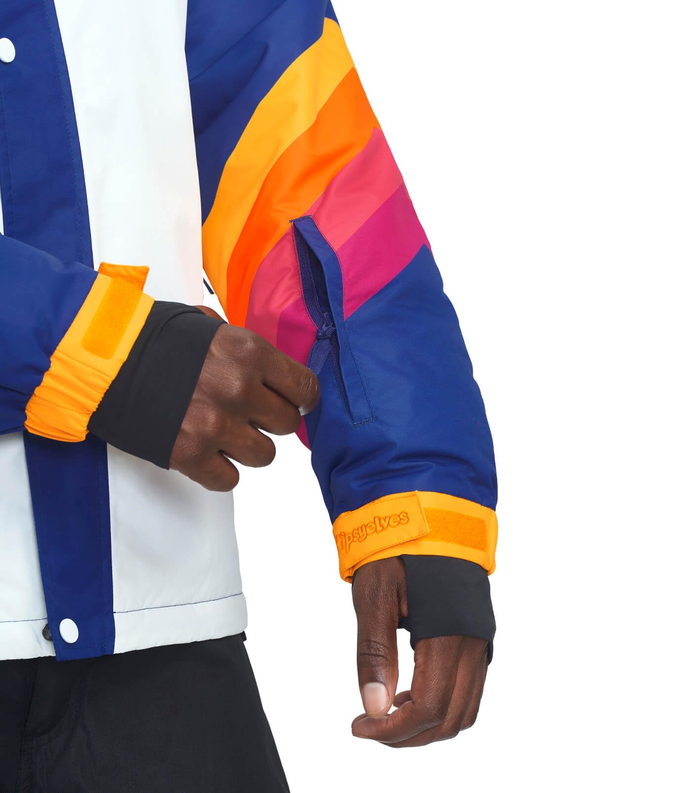 Fun & Colorful Men's Ski Jackets - Waterproof Hooded Snow Jackets for Adults by Tipsy Elves | Perfect for Après Ski, Winter Sports & Cold Weather Adventures