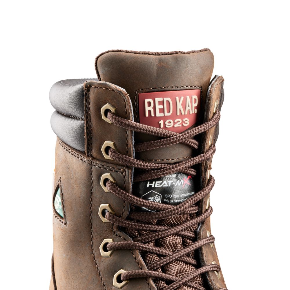 Red Kap Unisex Steel Toe Insulated Work Boots - CSA Certified Safety Shoes for Men & Women - Brown (CF23100AIBR) - Ideal for Construction, Warehouse & Outdoor Work