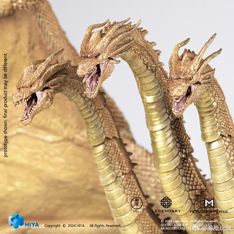 1/18 Scale HIYA 14-inch Godzilla vs King Ghidorah Action Figure - King of the Monsters Gravity Beam Version | Collectible Movie Toy for Display & Play | Perfect for Fans, Gift Giving & Home Decor