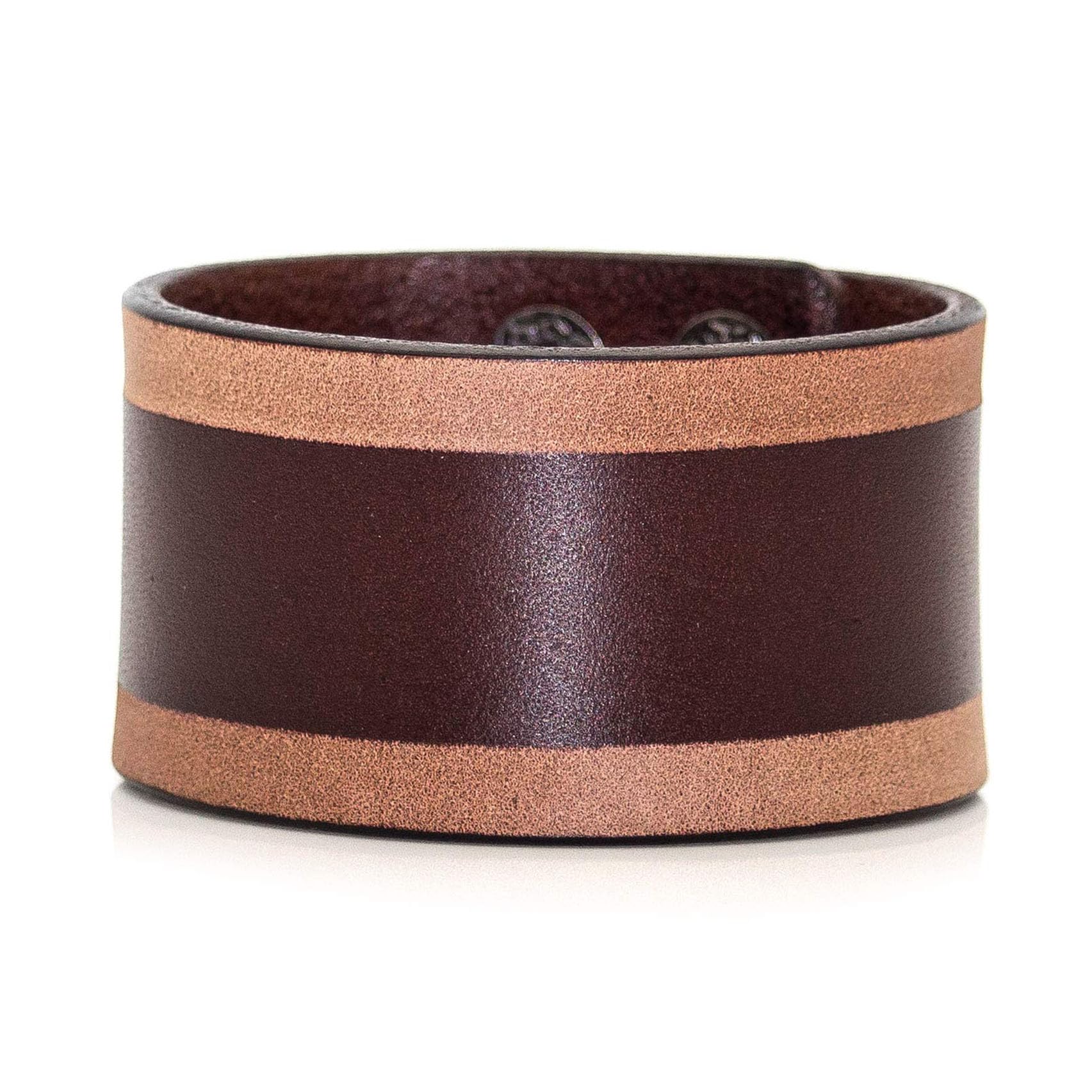 Punk Rock Adjustable Snap Wristband - Faux Leather Arm Cuff Bracelet with Print Pattern - Gothic Punk Fashion Accessory for Concerts, Festivals and Edgy Outfits