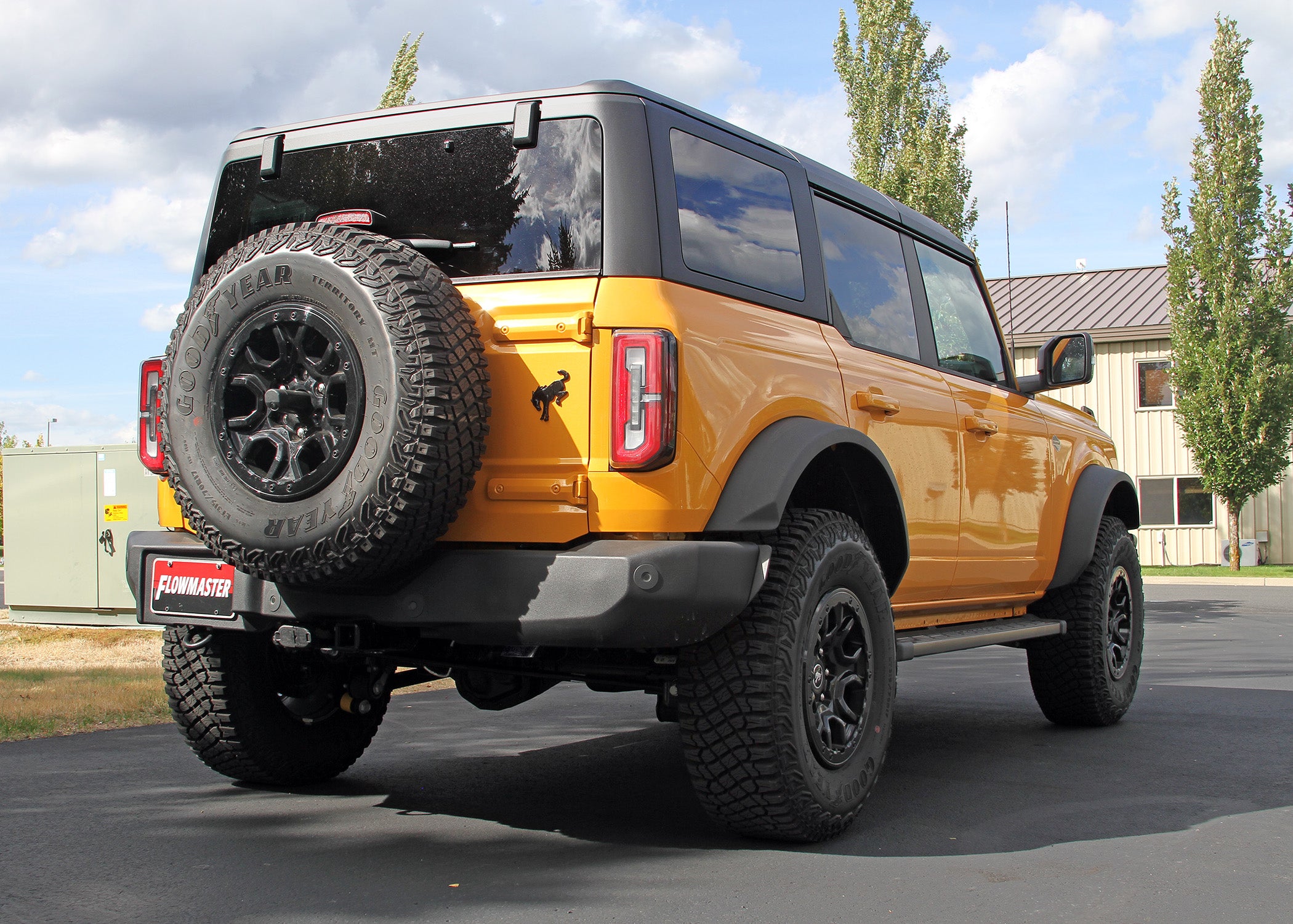 Flowmaster American Thunder Axle Back Exhaust System for 2021-2023 Ford Bronco - Deep Performance Sound & Easy Installation - Perfect for Off-Roading & Daily Driving