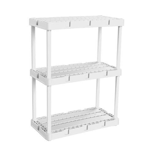 3 Shelf - White