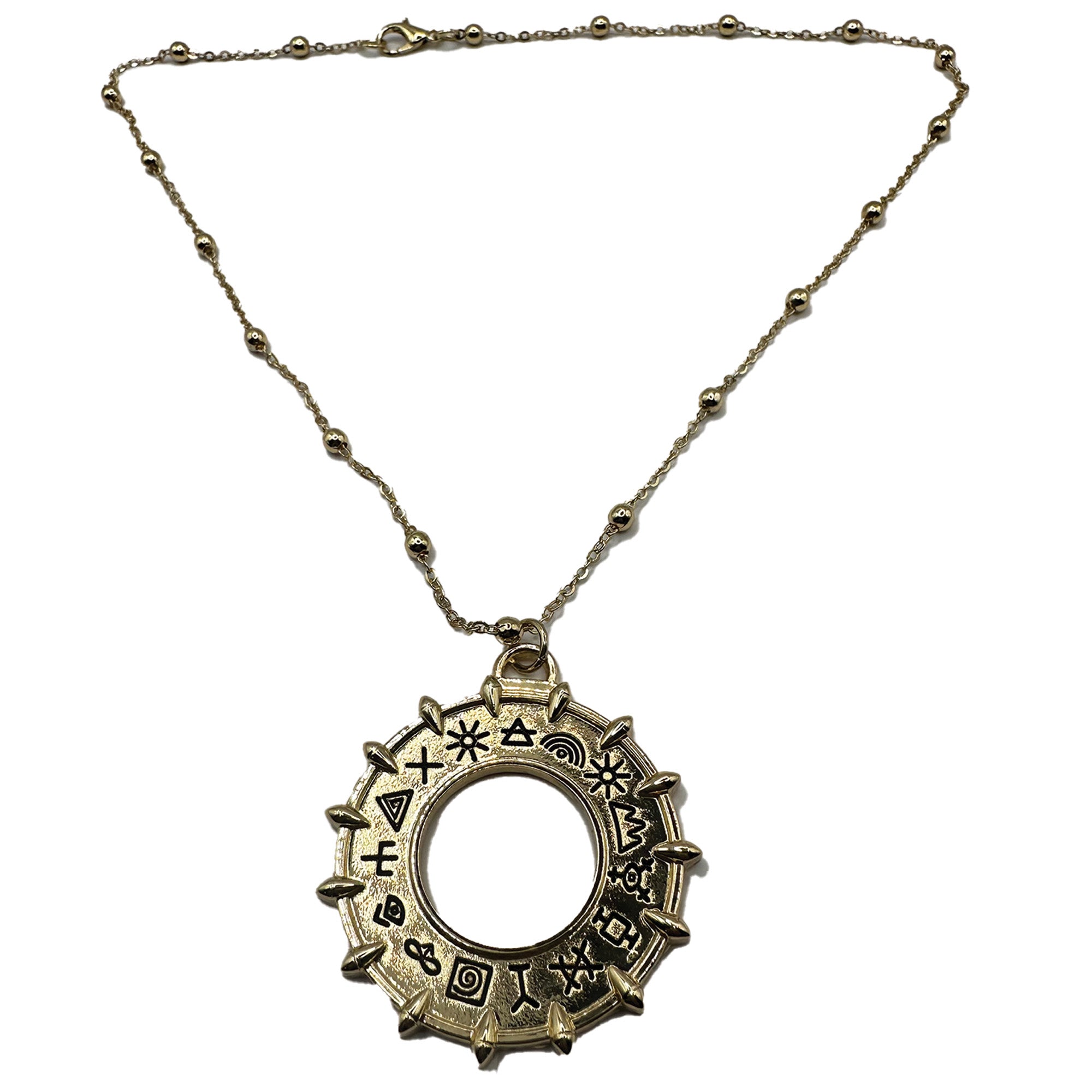 Dungeons & Dragons Jewelry - Amulet of the Planes Necklace | Fantasy RPG Accessory for Cosplay, LARP & Tabletop Gaming