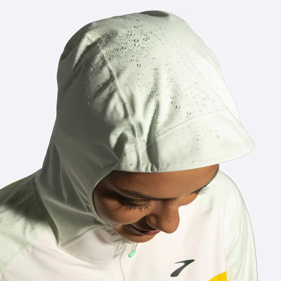 Brooks High Point Waterproof Jacket for Women - Lightweight Raincoat with Breathable Fabric - Perfect for Hiking, Running & Outdoor Adventures