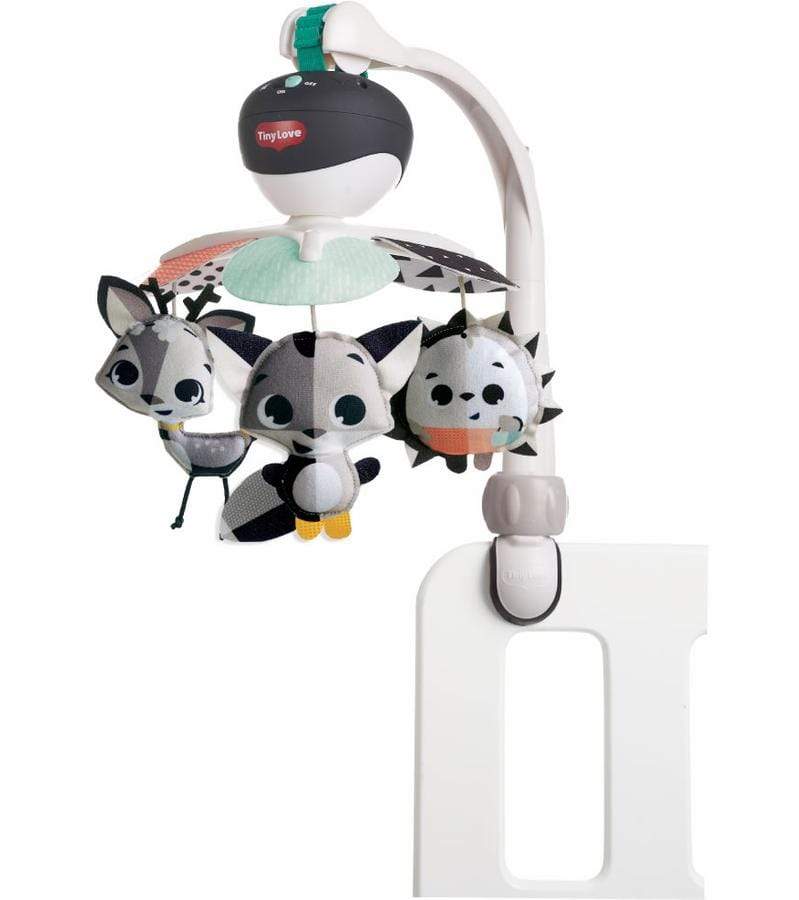 Tiny Love Magical Tales Black & White Take Along Mobile - Baby Crib Stroller Toy for Newborns, High Contrast Visual Stimulation for Infant Development | Perfect for Nursery, Travel & Playtime