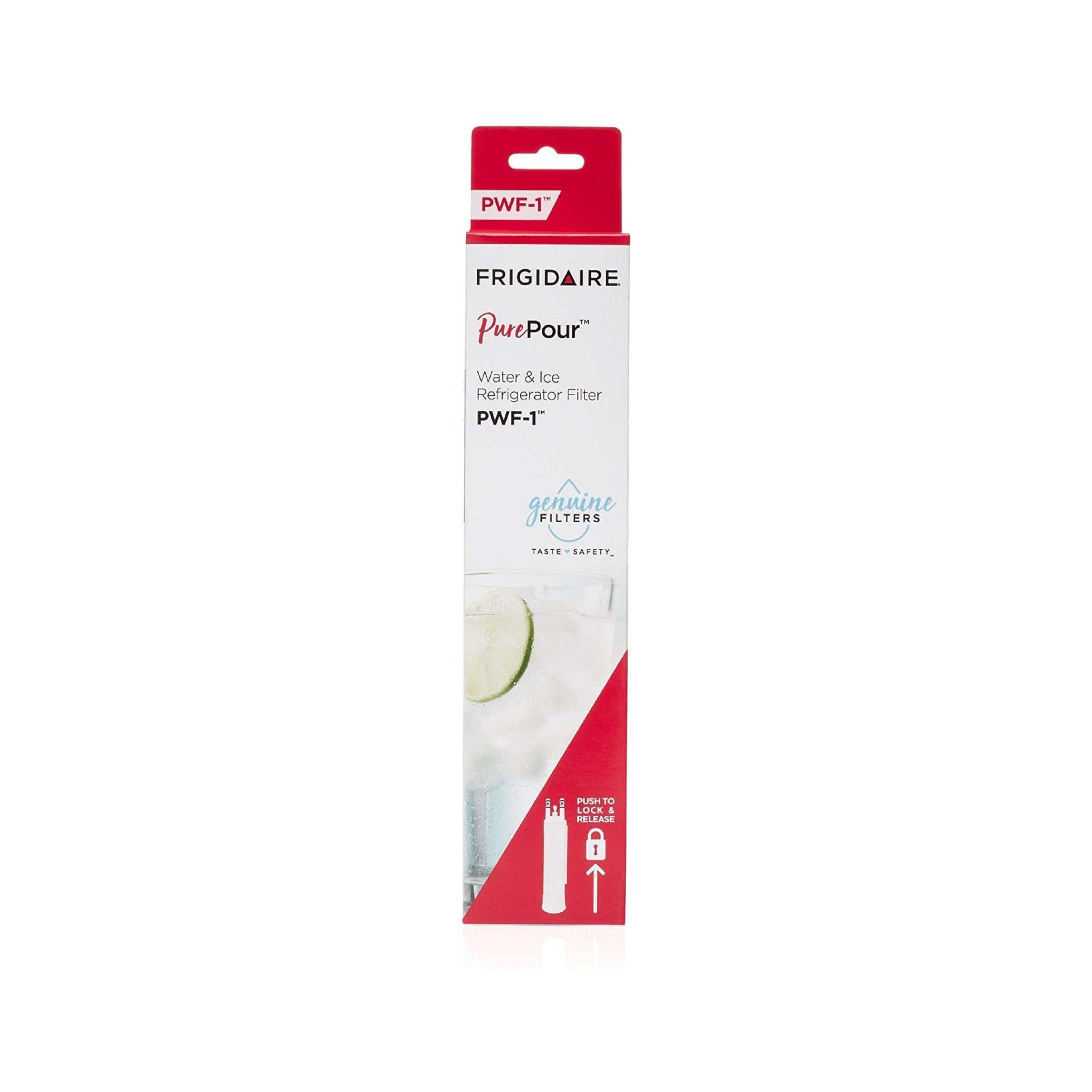 Frigidaire PWF1 PurePour Water Filter Replacement Cartridge - Compatible with Frigidaire Refrigerators - Clean & Fresh Drinking Water for Home, Office & RV Use