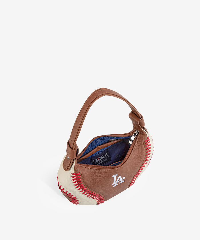 MLB Los Angeles Dodgers Crossbody Hobo Bag for Women - Stylish Shoulder Purse for Baseball Games, Travel & Daily Use
