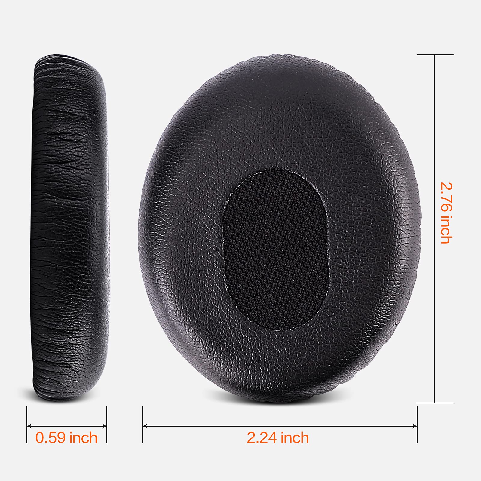 Premium Memory Foam Replacement Ear Pads for Bose On-Ear OE, OE1, QuietComfort QC3 Headphones - Soft Cushion Earpads for Enhanced Comfort & Noise Isolation - Perfect for Gaming, Travel & Office Use