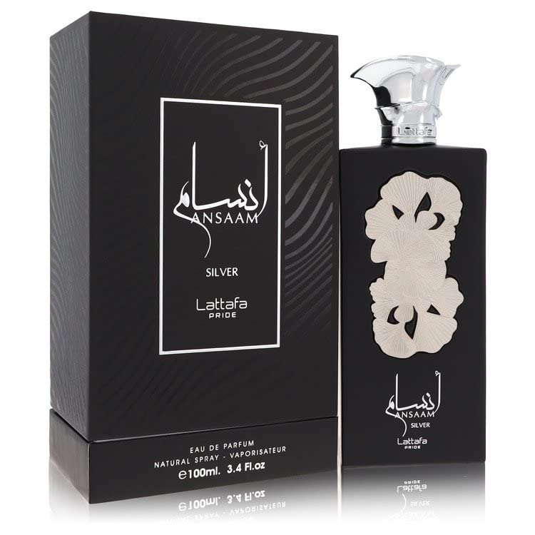 StarSun Depot Pride Ansaam Silver Unisex Eau De Parfum Spray - 3.4 oz Long-Lasting Fragrance for Men & Women | Perfect for Date Night, Office & Special Occasions