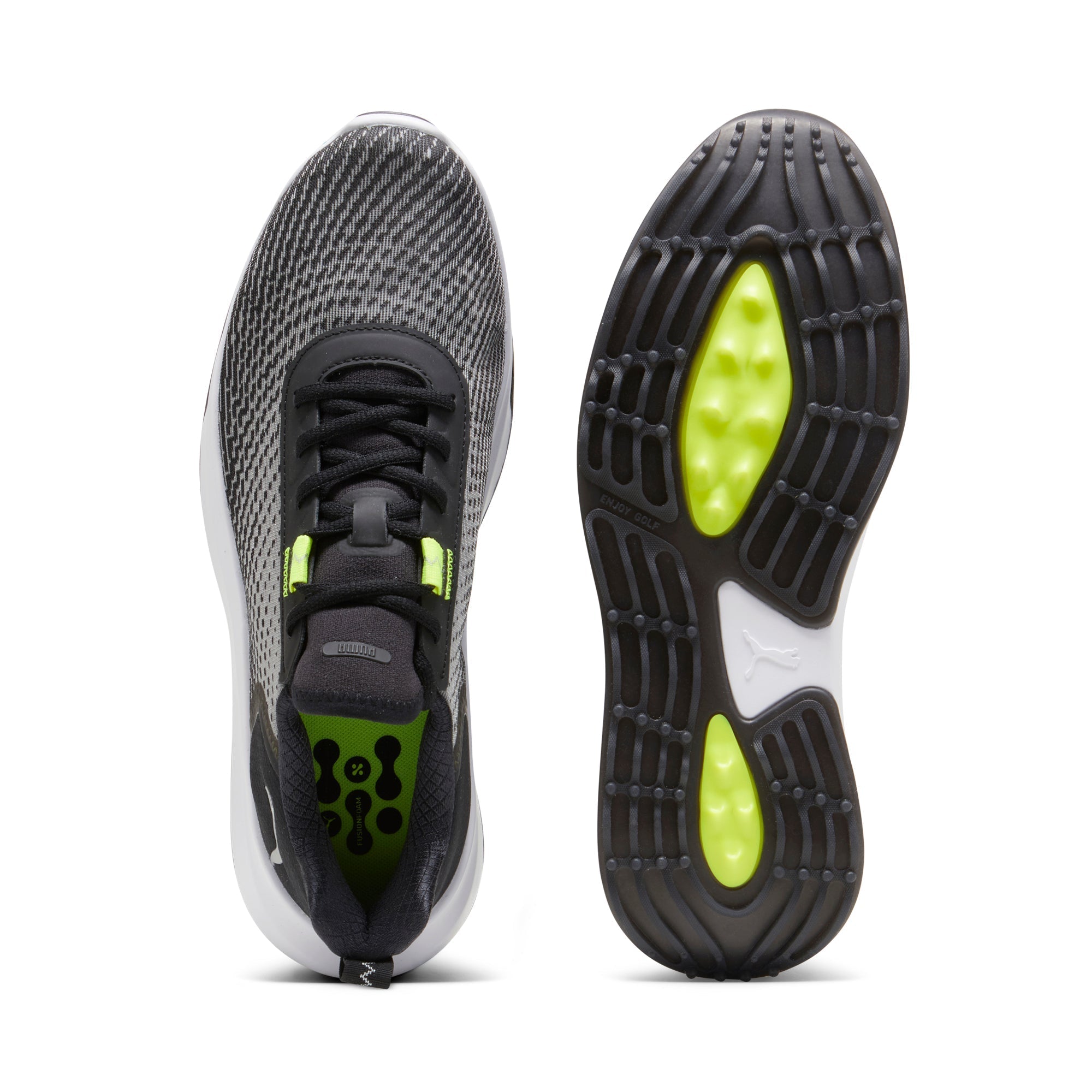 FUSION CRUSH SPORT Spikeless Golf Shoes for Men & Women - Lightweight Comfortable Walking & Training Golf Sneakers - Perfect for Driving Range, Practice & Casual Wear