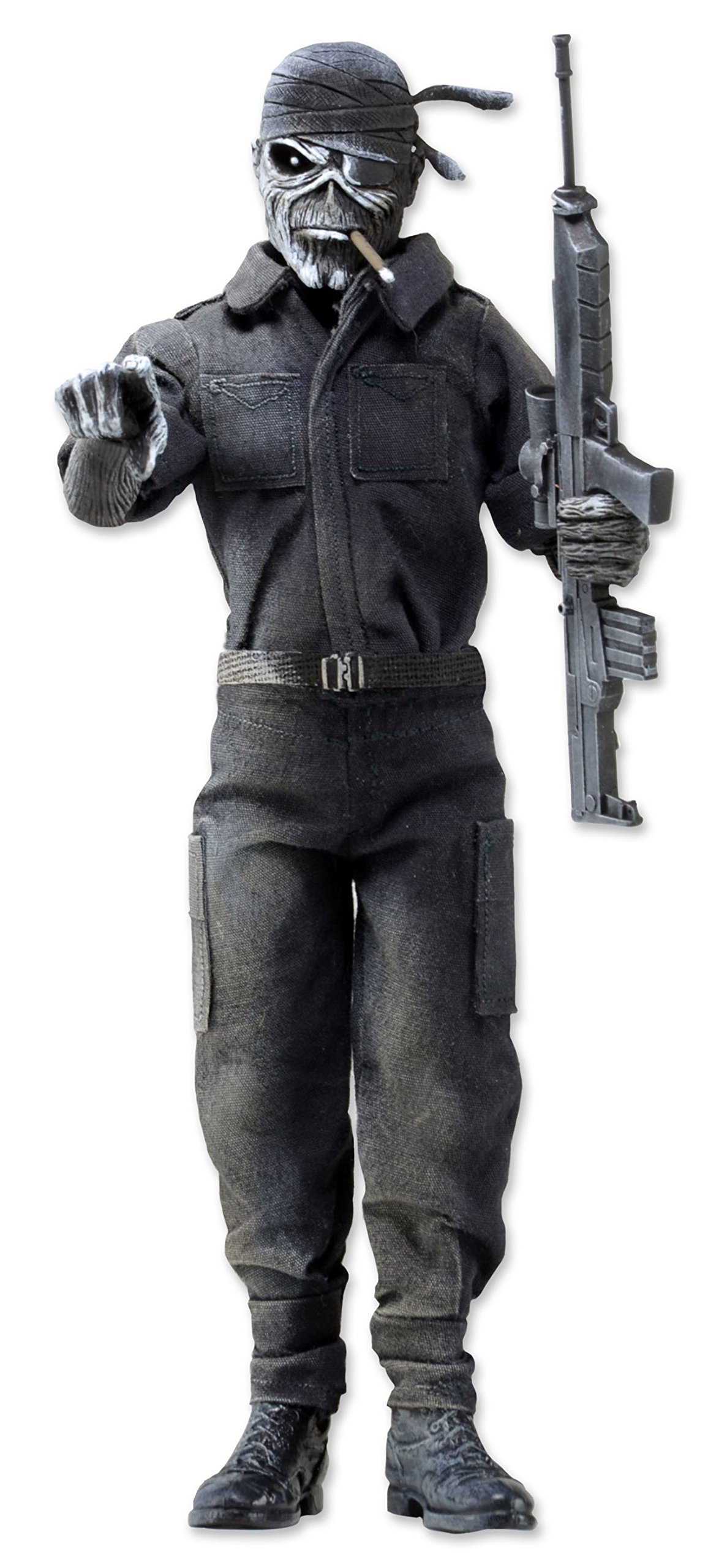 NECA Iron Maiden Clothed 2 Minutes to Midnight 8-Inch Action Figure - Eddie Collectible for Music Fans & Horror Enthusiasts - Perfect for Display, Gifts, and Rock Memorabilia Collections