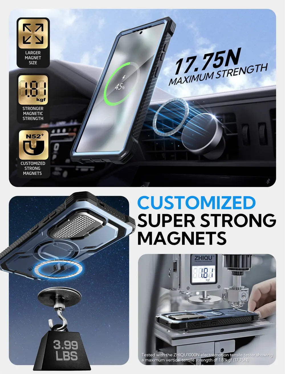Galaxy S25 Ultra Case - BLASON Armorbox Full Body Protective Cover with Military-Grade Drop Protection | Perfect for Outdoor Adventures, Travel & Daily Use