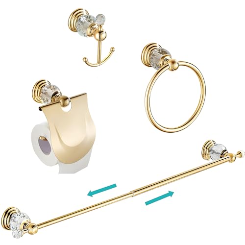 Gold Towel Bar Set