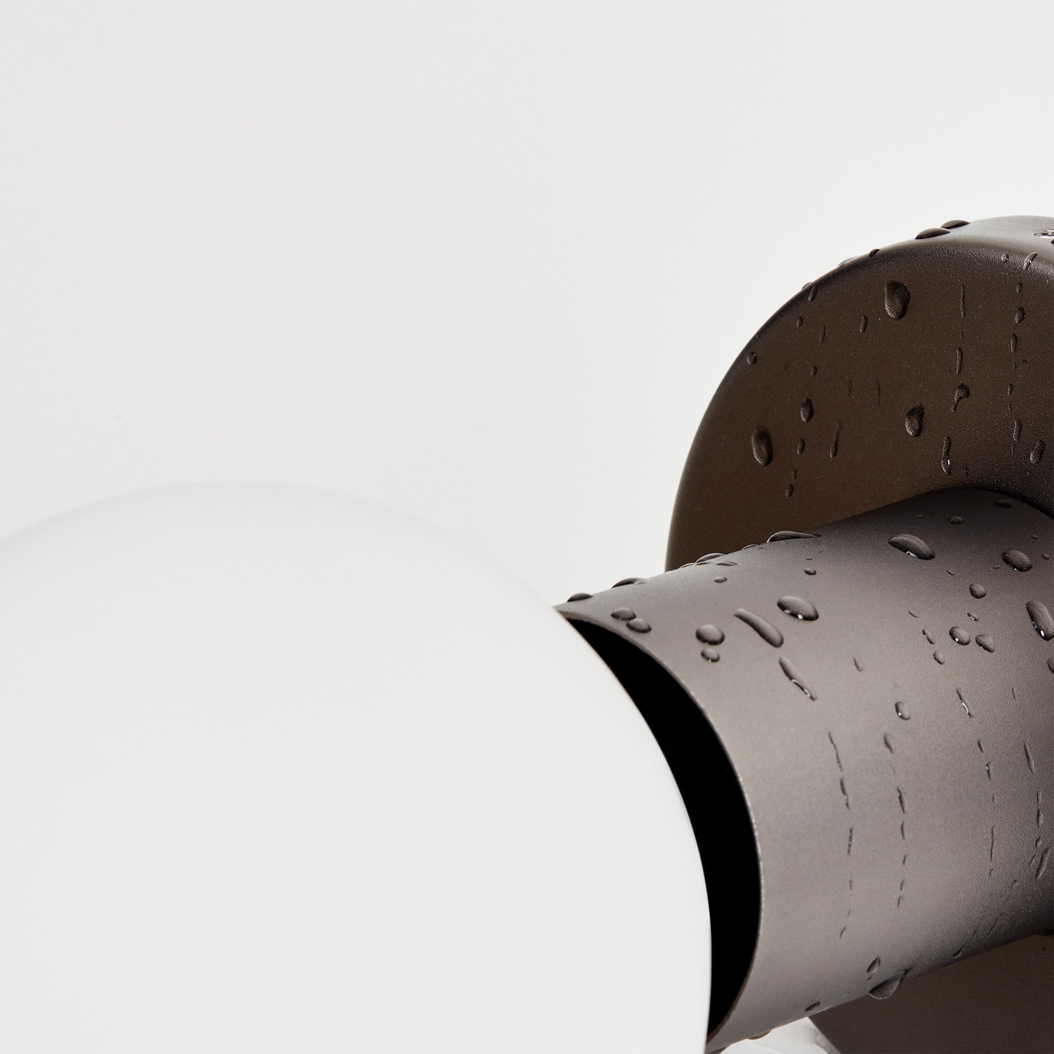 Modern Graphite Lochan Wall Light - Sleek Indoor/Outdoor Sconce for Bedroom, Hallway & Patio Lighting