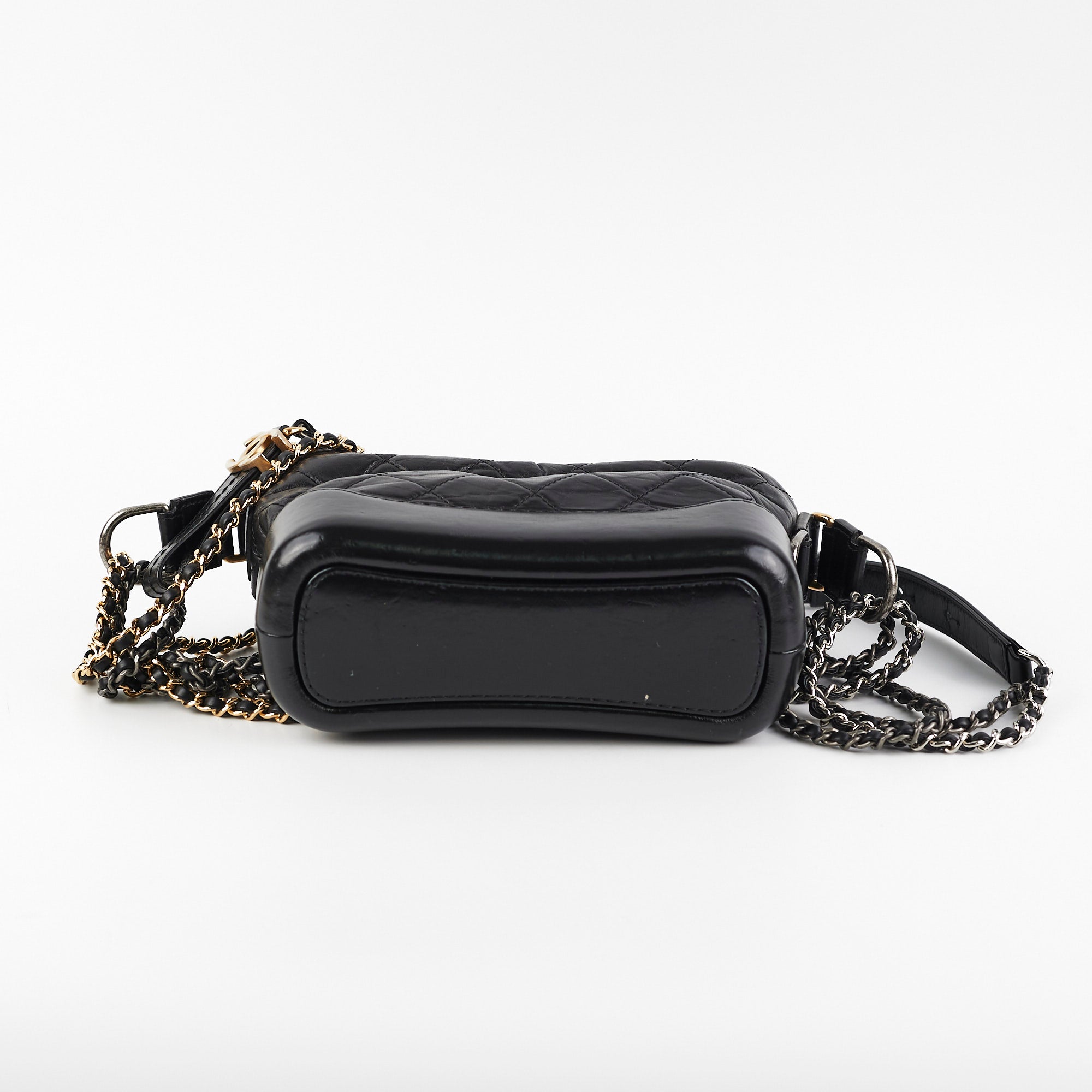 Chanel Small Gabrielle Black Leather Crossbody Bag for Women | Luxury Designer Handbag for Evening Out & Special Occasions