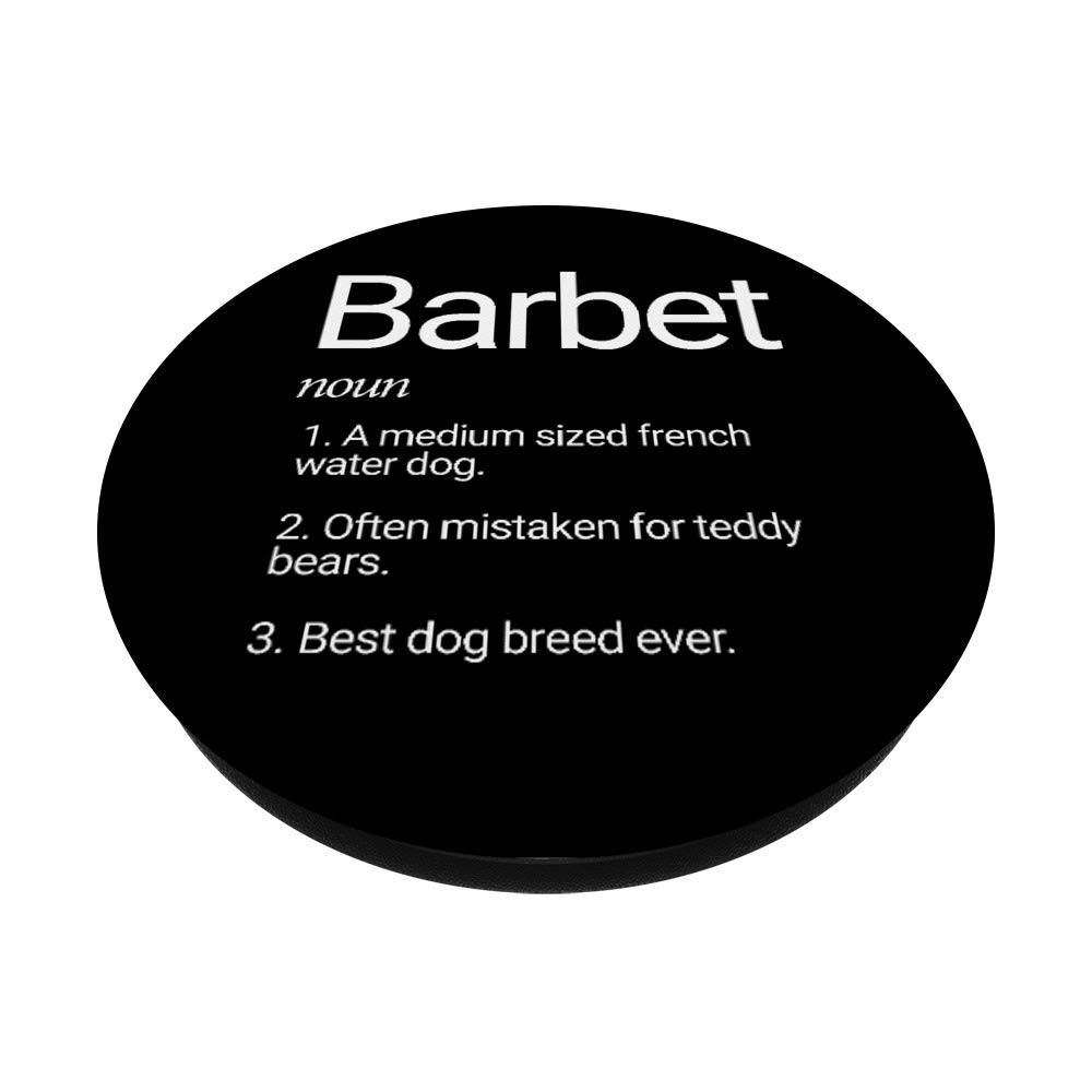 Barbet Dog Breed PopSockets Grip & Stand for Phone & Tablet - Cute French Water Dog Accessory for Pet Lovers, Perfect for Home, Office & Travel Use