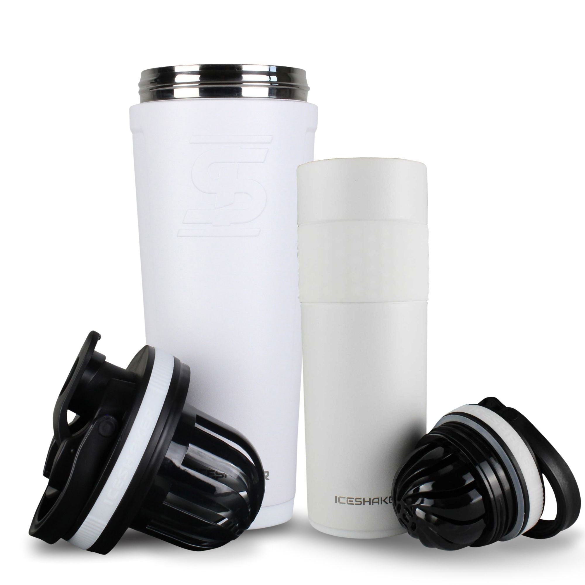 Premium His & Her Protein Shaker Bottle Set - 20oz Leak-Proof Mixing Cups for Gym, Workouts & Post-Training Recovery - BPA-Free Fitness Accessories for Couples