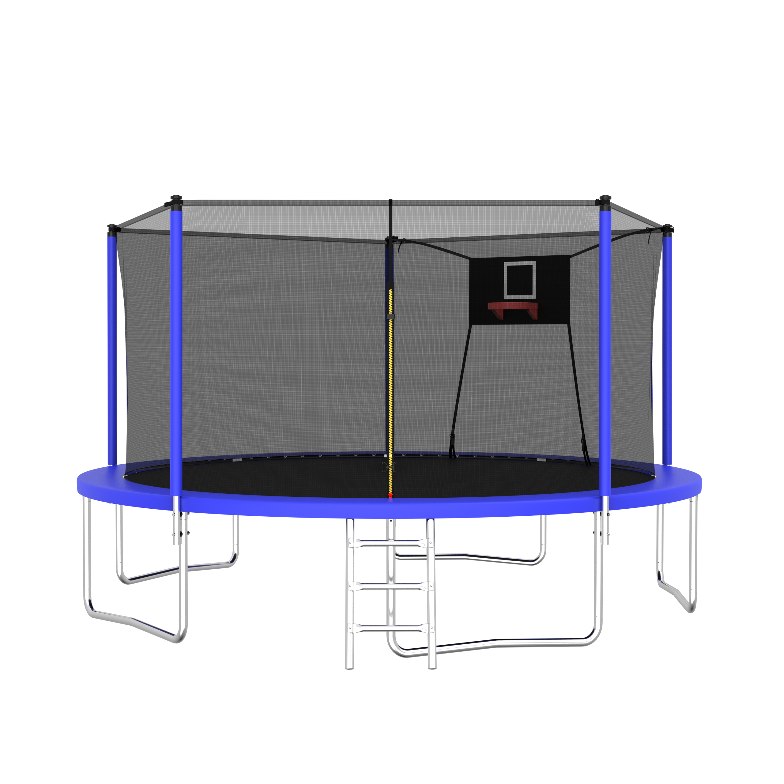 14FT Trampoline with Safety Enclosure Net - Heavy Duty Outdoor & Indoor Sports Fitness Trampoline for Kids and Adults - Perfect for Backyard, Gym, and Recreational Jumping Fun