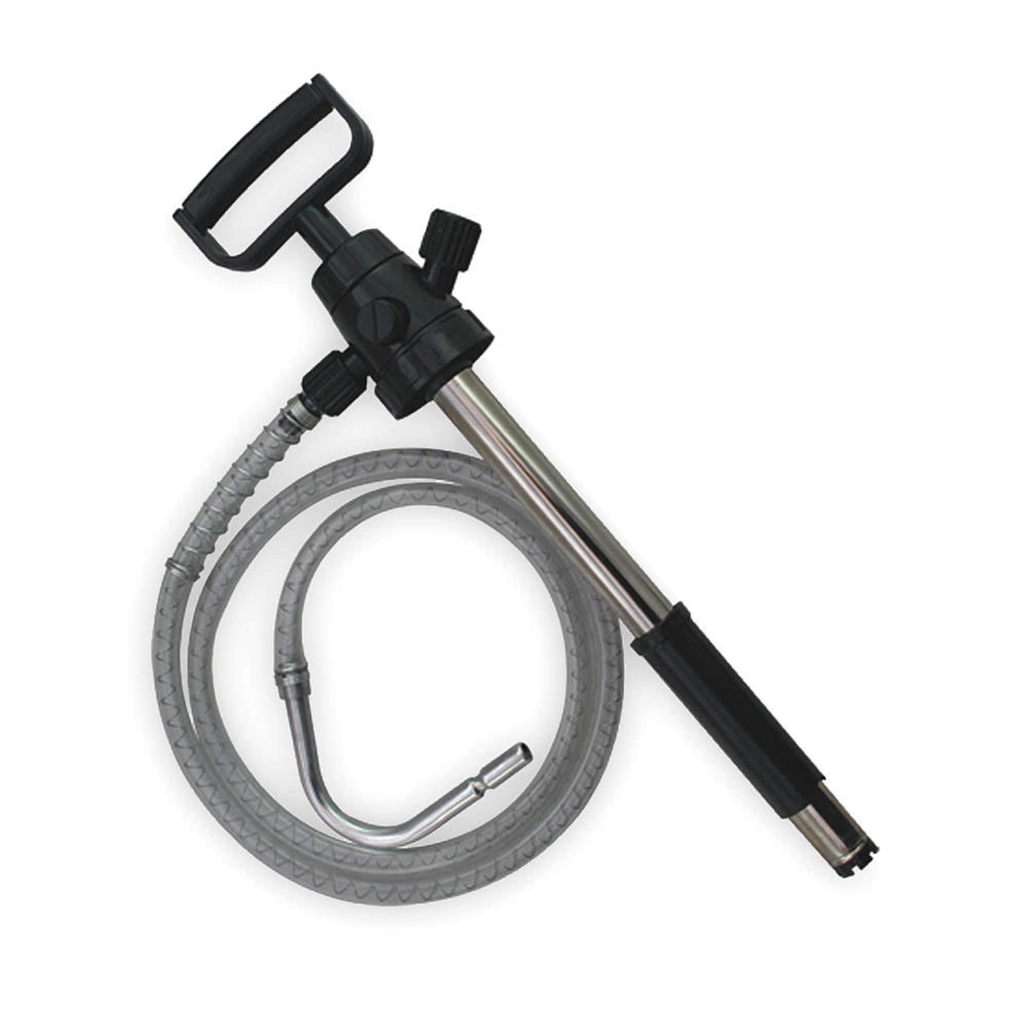 Premium Oil Safe Pump with D Handle Grip - Heavy Duty Quick Connect Transfer Pump with Color-Coded Collar & Hose (10 Color Options) - Ideal for Automotive, Marine & Industrial Fluid Transfer